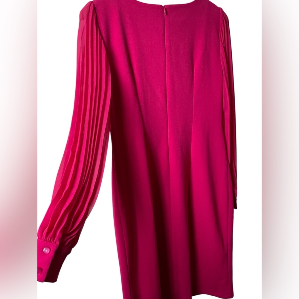 Shelby & Palmer Fuchsia Long Sleeve Dress - Picture 2 of 10